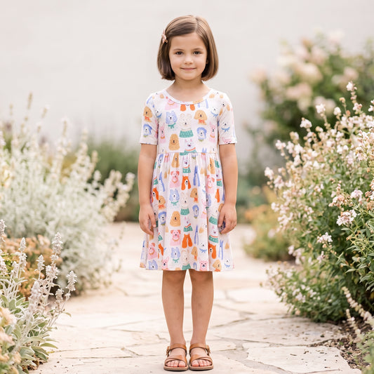 Posh Pups All-Day Twirl Dress by Landrie Lou
