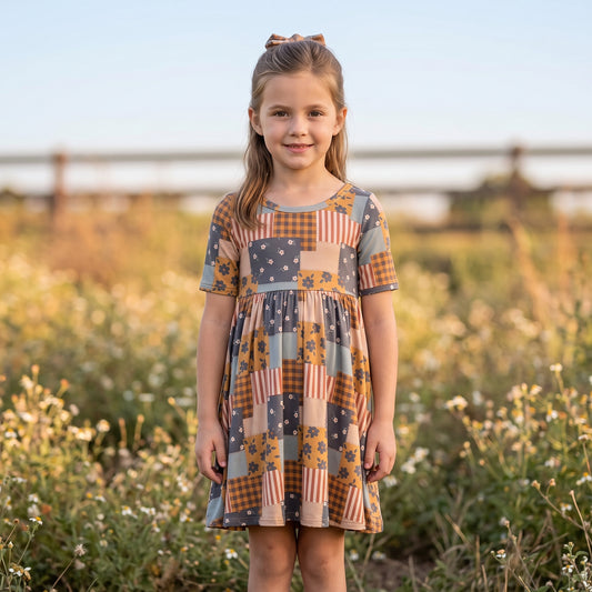 Quilted Garden All-Day Twirl Dress by Landrie Lou