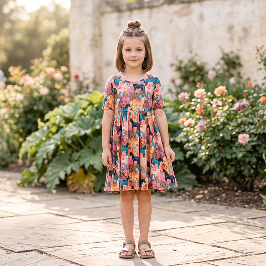 Wild & Free All-Day Twirl Dress by Landrie Lou