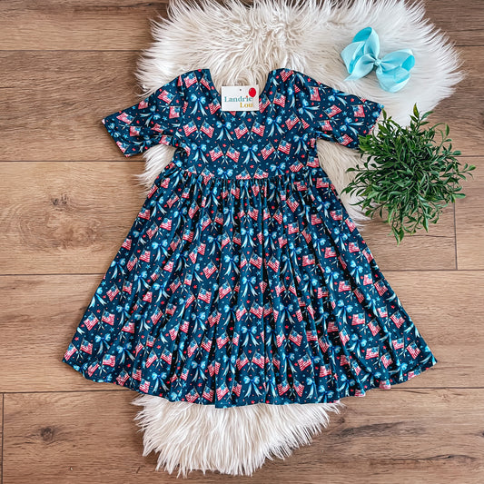 Liberty Belle Twirl Dress by Landrie Lou Template