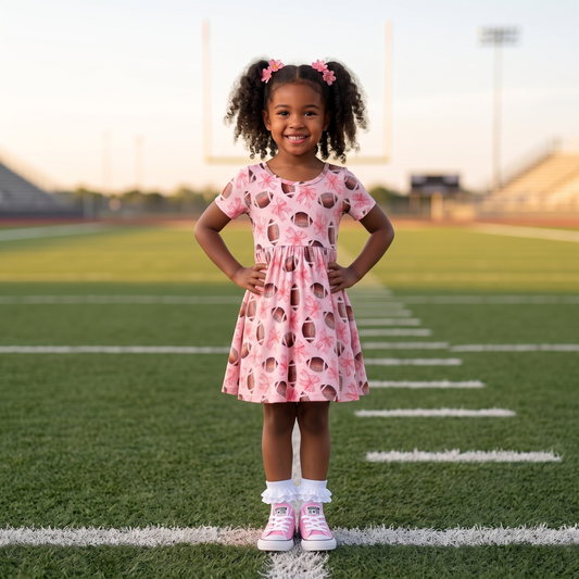 Friday Night Bows All-Day Twirl Dress by Landrie Lou